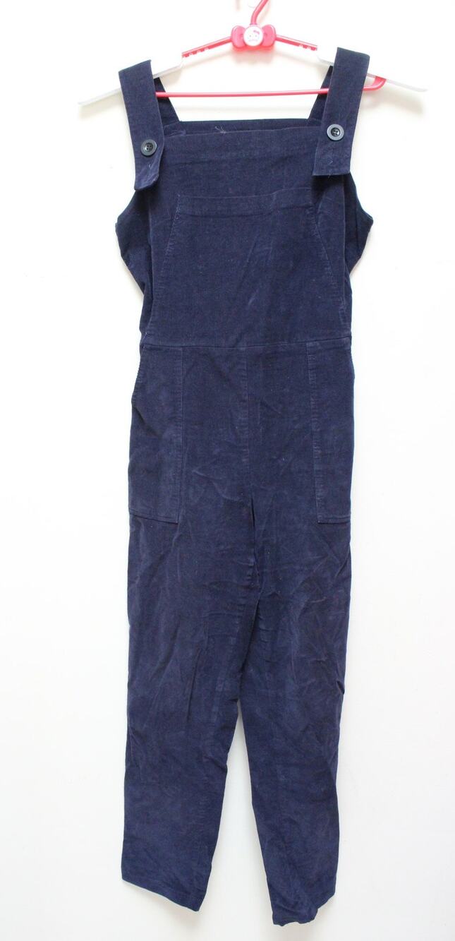 Nooworks Navy Blue Corduroy Overalls Size Small